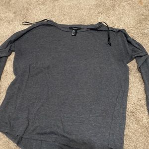 Grey long sleeve shirt